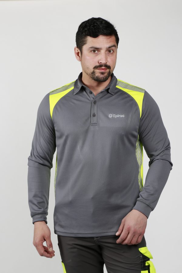 Polera Pique Dry Fit Hombre